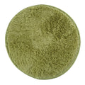 42cm Fluffy Round Foam Rug Non Slip Shower Bedroom Mat Door Floor Carpet Good Elastic