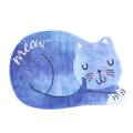 Sleeping Cat Bathroom Mat Set Soft Wool Tea Table Bibulous Antiskid Doormat Bathroom Carpet Mat Home Decor Bathroom Rug