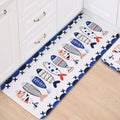 Bathroom Accessories Fish Print Bibulous Bathroom Mat Set Antiskid Bath Mat Farley Wool Toilet Rug Carpet Home Decor