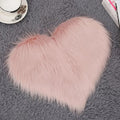 Artificial Wool Love Heart Rugs Sheepskin Hairy Carpet Faux Floor Mat Fur Plain Fluffy Soft Area Rug Tapetes Home Textile