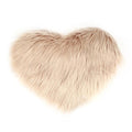 Artificial Wool Love Heart Rugs Sheepskin Hairy Carpet Faux Floor Mat Fur Plain Fluffy Soft Area Rug Tapetes Home Textile